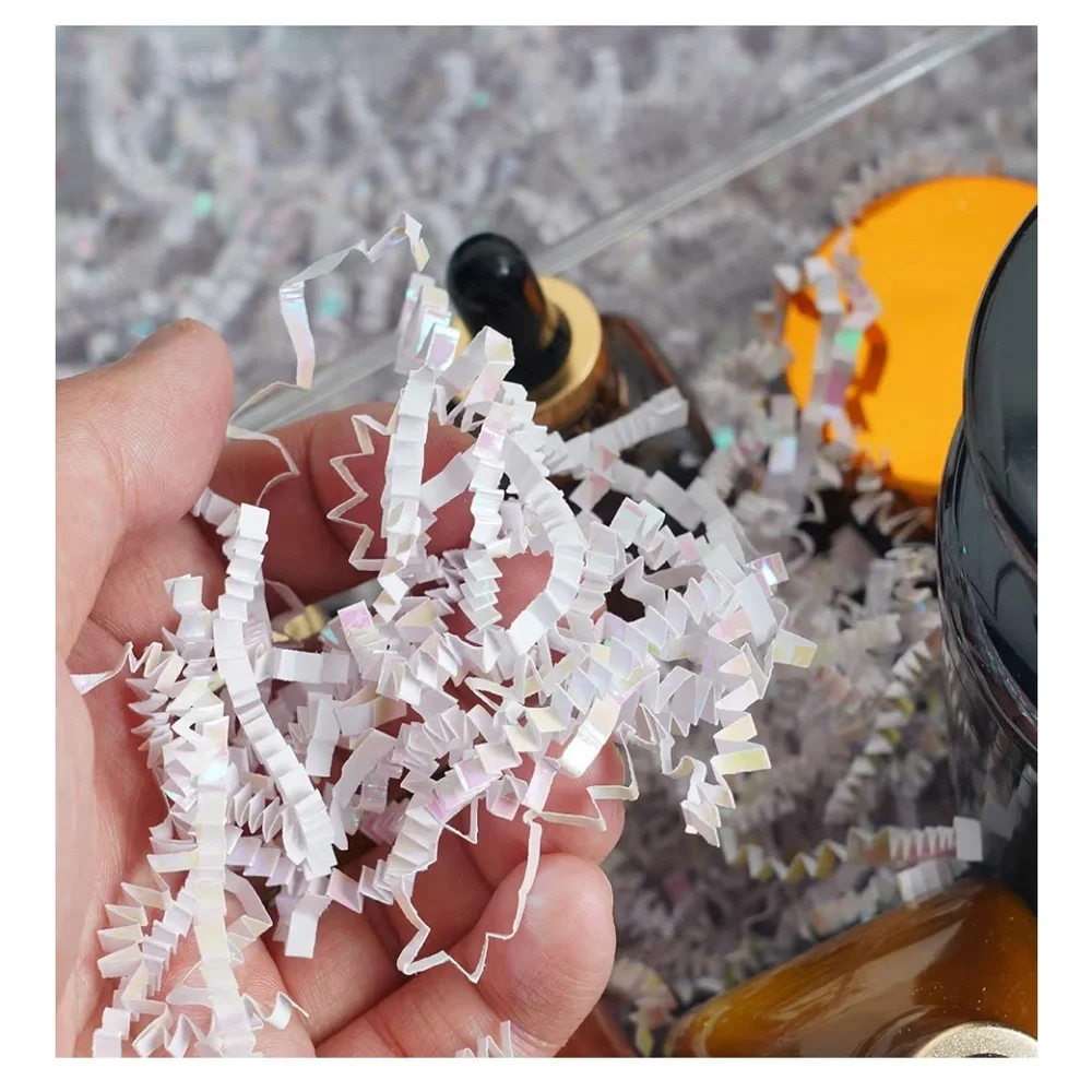 Diamond White Party Shredded Paper